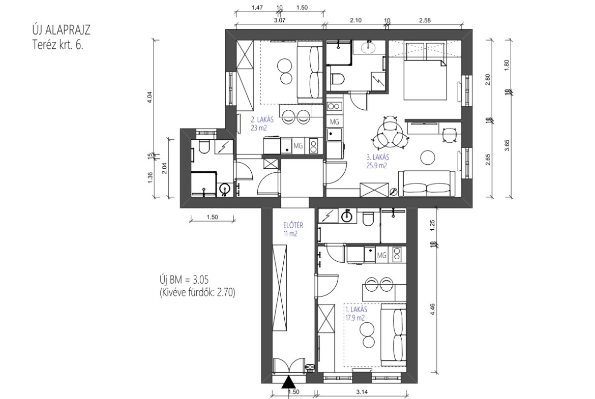 Alaprajz Teréz krt 6