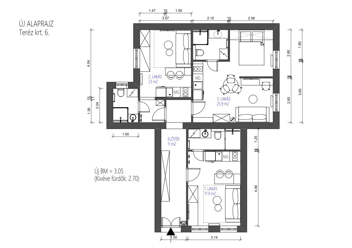 Alaprajz Teréz krt 6