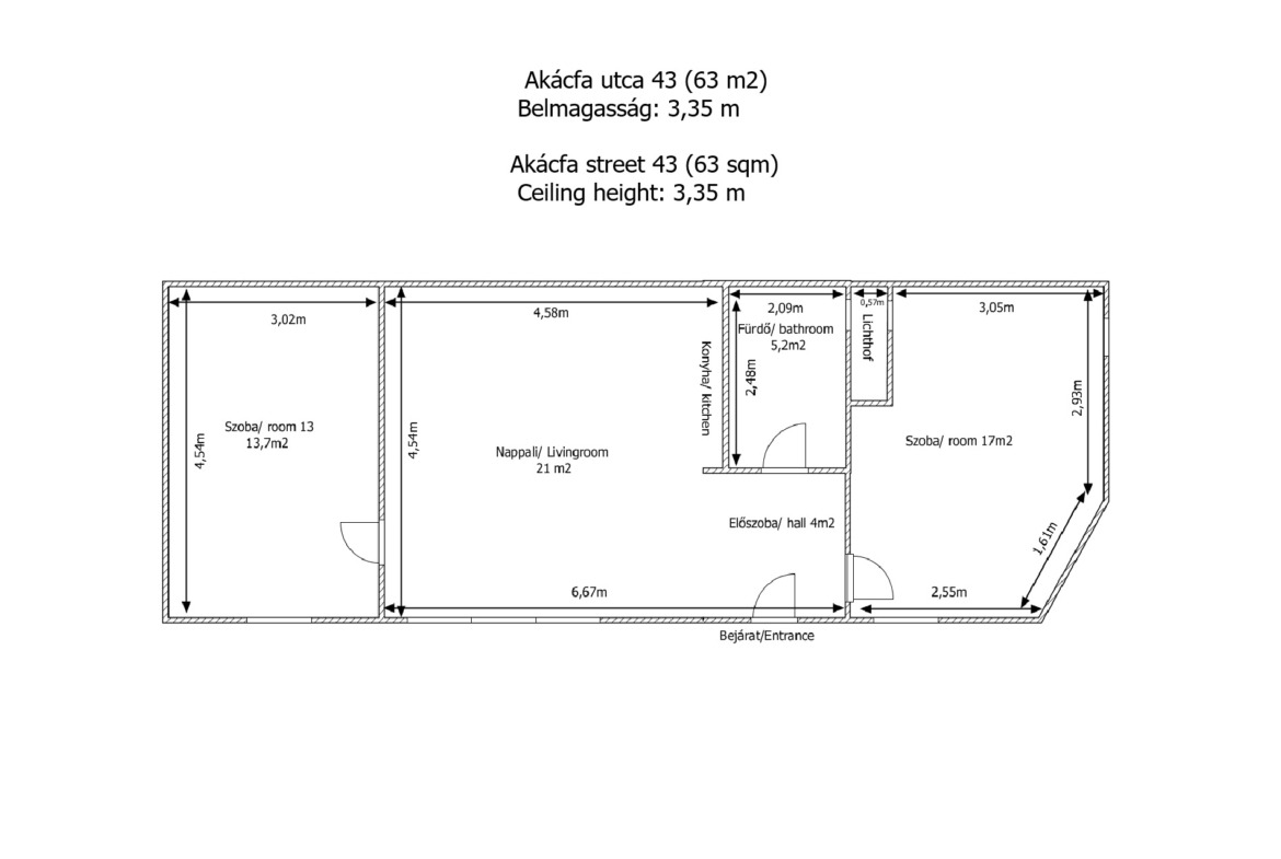 Akácfa utca 43. 4. emelet